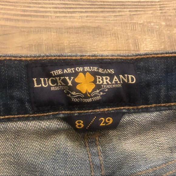 Lucky Brand Jean Skirt Sz 8 - Picture 2 of 4